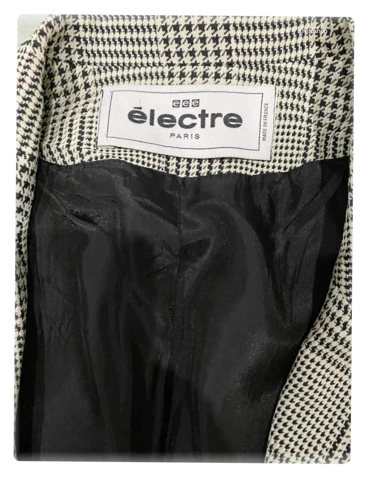 Vintage Blazer Electre jas grijs Maat S 90s – photo 5